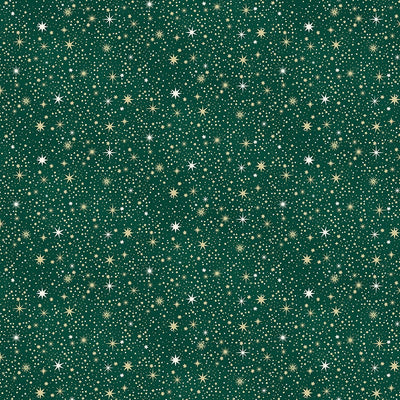 Makower Enchanted Celestial Green 028-G