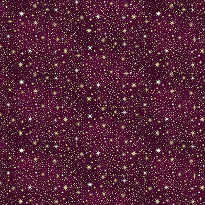 Makower Enchanted Celestial Purple 028-R9