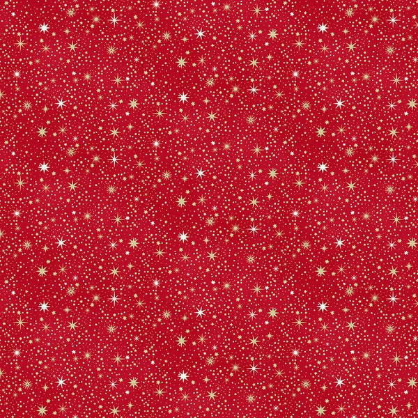 Makower Enchanted Celestial Red 028-R4 Main Image