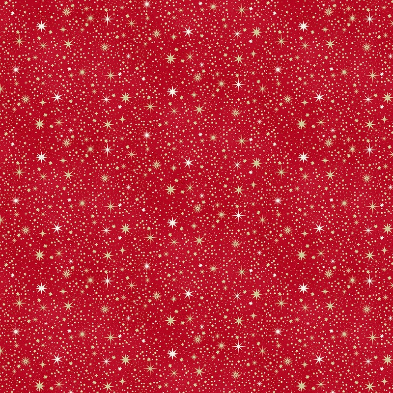 Makower Enchanted Celestial Red 028-R4 Main Image