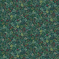 Makower Enchanted Yuletide Foliage Green 030-G8 Main Image