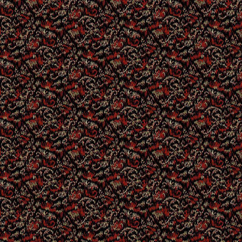 Makower Fabric Makower Belle Rose Motif Ikat Black 9721 K  - The Sewing Studio