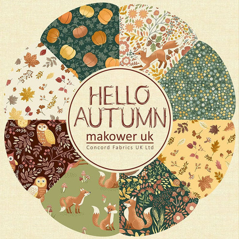 Makower Fabric Makower Hello Autumn  - The Sewing Studio