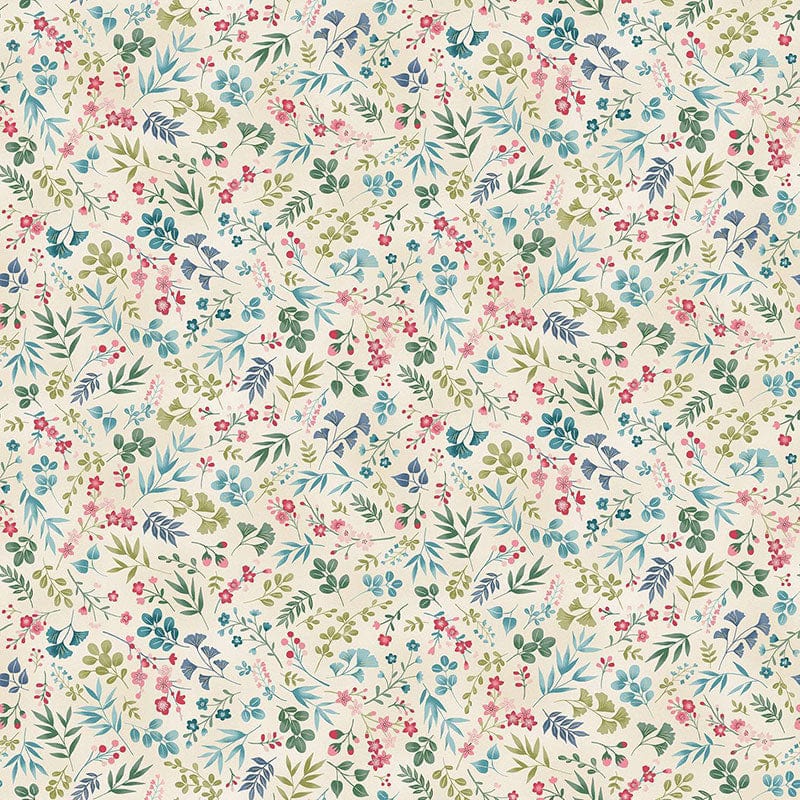 Makower Fabric Makower Kasumi Cherry Blossom Cream 044-Q