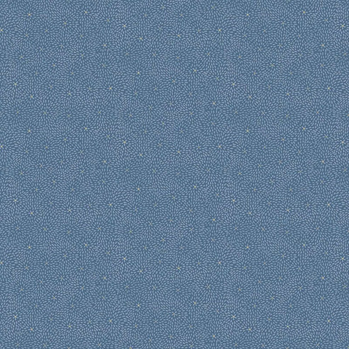 Makower Fabric Makower Kasumi Kiku Blue 047-B