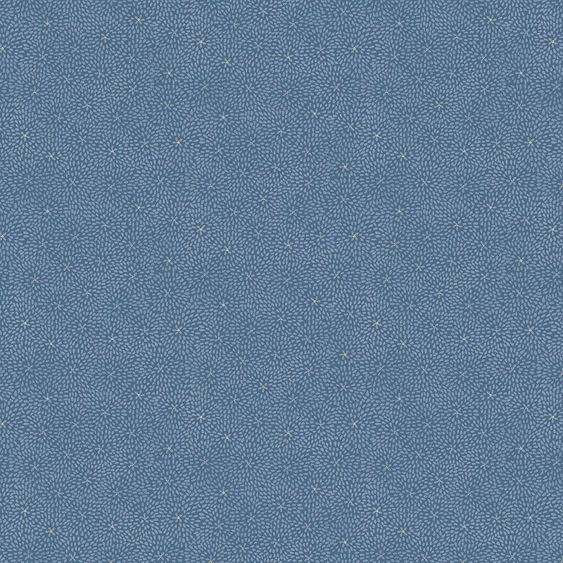 Makower Fabric Makower Kasumi Kiku Blue 047-B