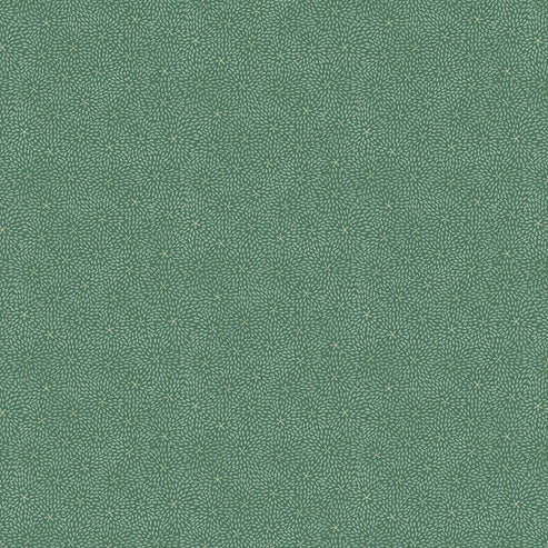 Makower Fabric Makower Kasumi Kiku Green 047-G