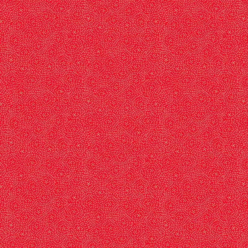 Makower Fabric Makower Kasumi Kiku Red 047-R