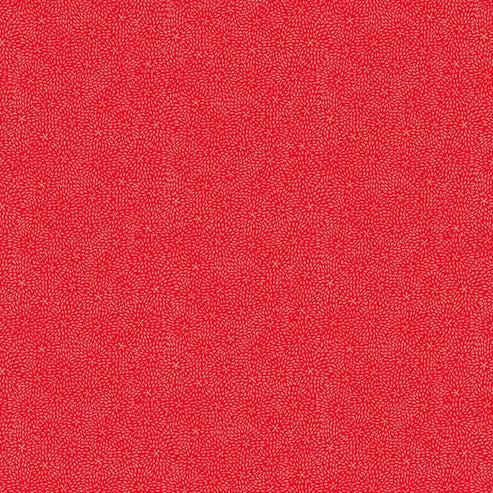 Makower Fabric Makower Kasumi Kiku Red 047-R