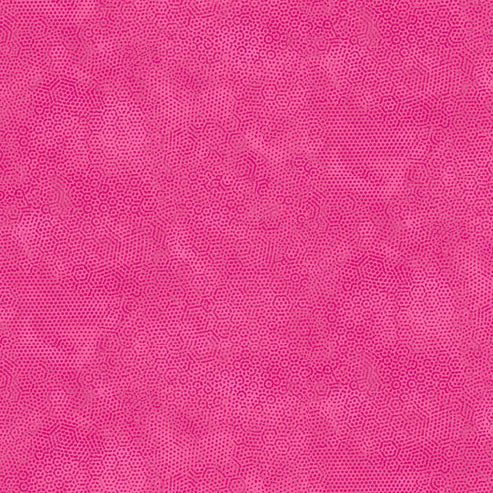 Makower Fabric Makower Patchwork Fabric Dimples Scorching Pink 1867 E24  - The Sewing Studio