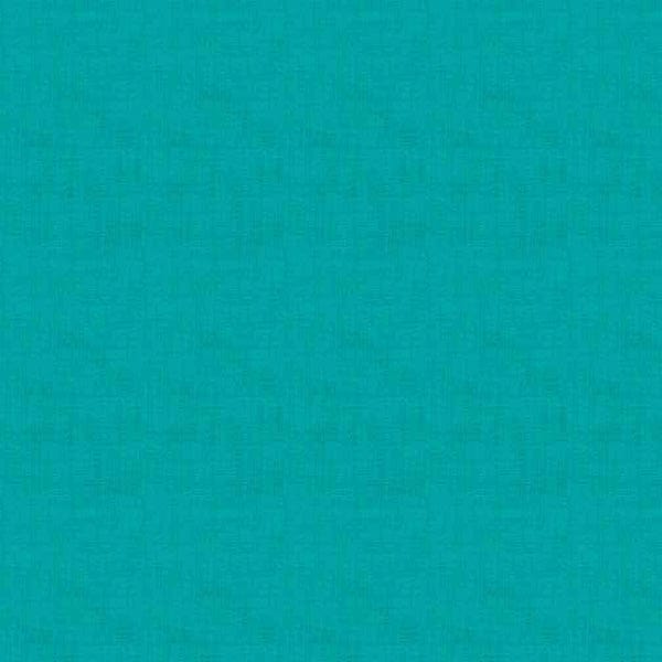 Makower Fabric Makower Patchwork Fabric Linen Texture Turquoise 1473 T5  - The Sewing Studio