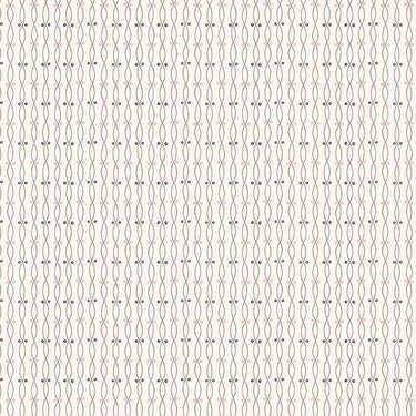 Makower Fabric Makower Tangents Twist White 776 L