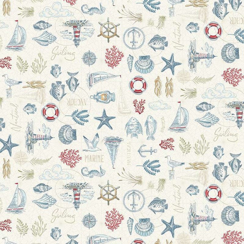 Makower Fabric Makower High Tide  - The Sewing Studio