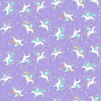 Makower Fairy Dust Unicorn Lilac 050-L Main Image