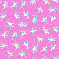 Makower Fairy Dust Unicorn Pink 050-P Main Image