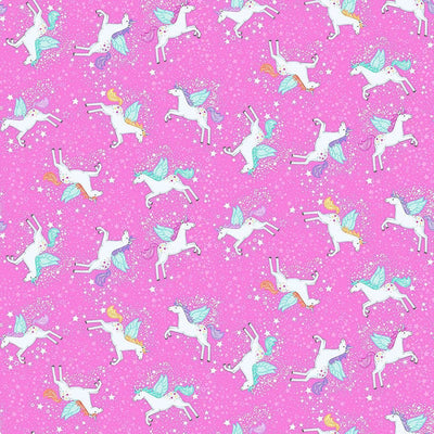 Makower Fairy Dust Unicorn Pink 050-P Main Image