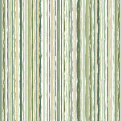 Makower Foxwood Stripe Green 019-G