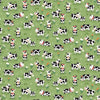 Makower Fun On The Farm Cows Green 065-G Main Image