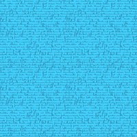 Makower Scrawl Quilty Words Blue 2-1214B Main Image