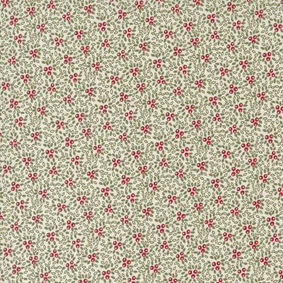 Moda A Christmas Carol Berry Bunches Snowflake 44356-11 Main Image