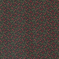 Moda A Christmas Carol Bountiful Berries Ebony 44359-16 Main Image