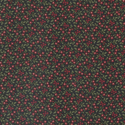 Moda A Christmas Carol Bountiful Berries Ebony 44359-16 Main Image