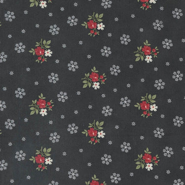 Moda A Christmas Carol Floral Flurries Ebony 44355-16 Main Image