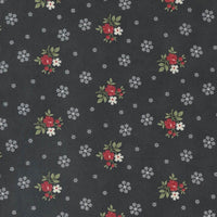 Moda A Christmas Carol Floral Flurries Ebony 44355-16 Main Image