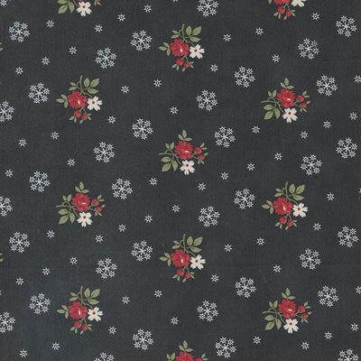 Moda A Christmas Carol Floral Flurries Ebony 44355-16 Main Image