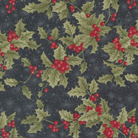 Moda A Christmas Carol Holly Berry Ebony 44352-16 Main Image