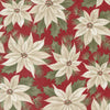 Moda A Christmas Carol Promising Poinsettia Crimson 44350-13 Main Image