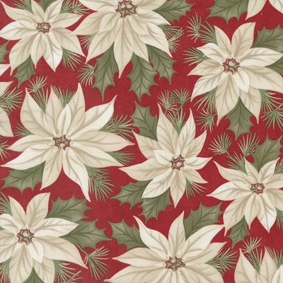 Moda A Christmas Carol Promising Poinsettia Crimson 44350-13