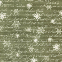 Moda A Christmas Carol Text And Words Holly 44354-15 Main Image