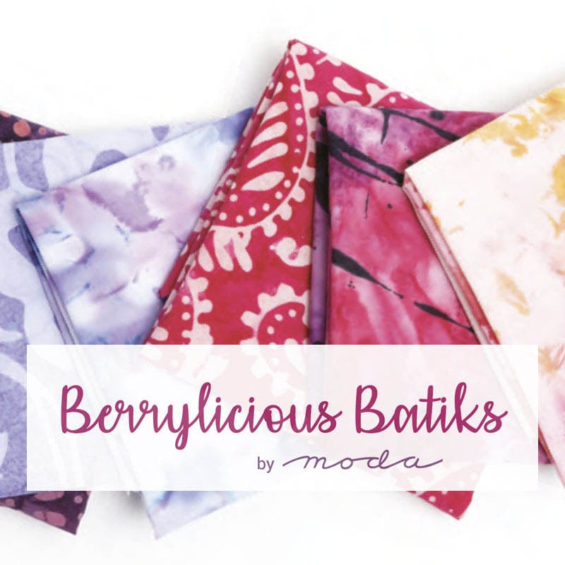 Moda Berrylicious Batiks Plum 4368-29 Lifestyle Image