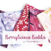 Moda Berrylicious Batiks Prune 4368-23 Lifestyle Image