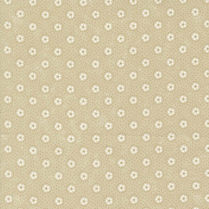 Moda Blackbirds Nest Daisies And Dots Tan Tonal 9752-21 Main Image