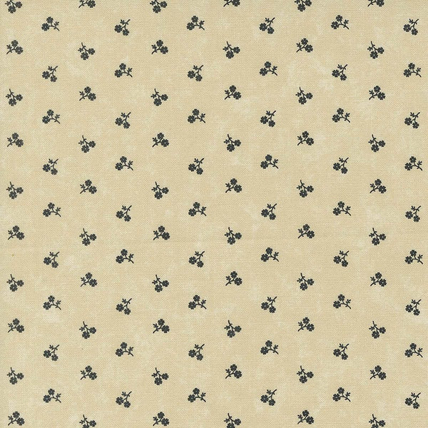 Moda Blackbirds Nest Petite Petals Tan 9755-11 Main Image