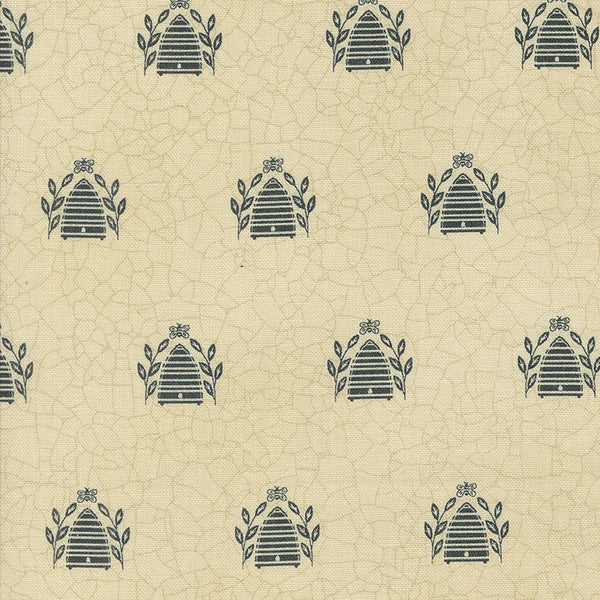 Moda Bloom And Grow Bee Skep Linen 7053-12 Main Image