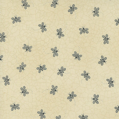 Moda Bloom And Grow Bee Toss Linen 7054-12 Main Image