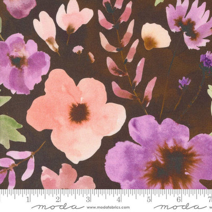 Moda Blooming Lovely Posy Sepia 16971-16 Ruler Image