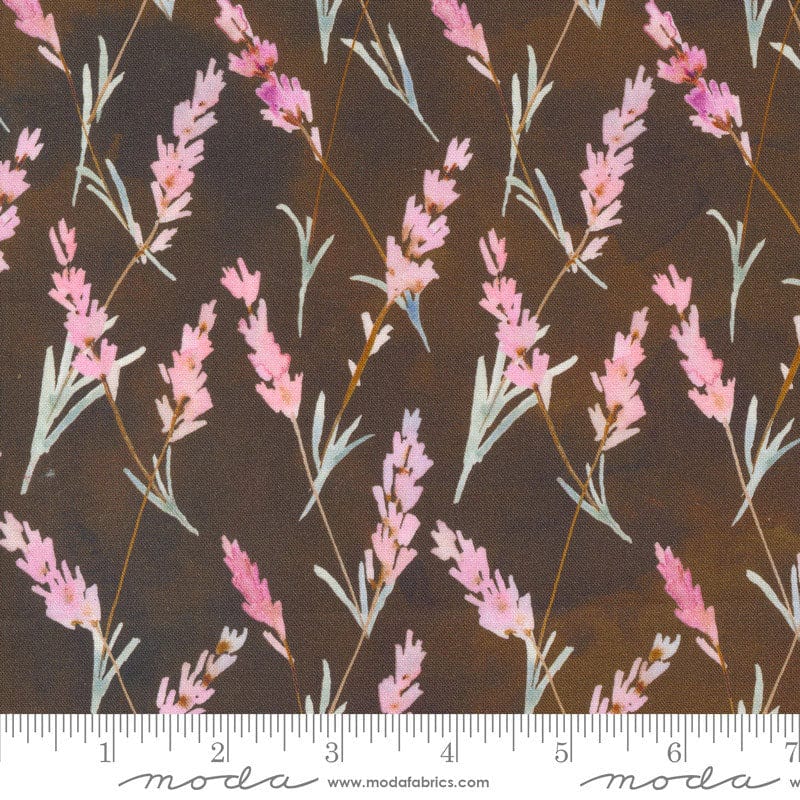 Moda Blooming Lovely Lavender Sepia 16975-17 Ruler Image