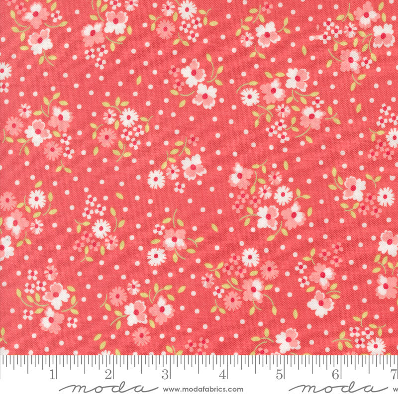 Moda Cali And Co Flower Dot Flamingo 29190-12 Ruler Image