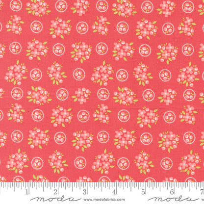 Moda Cali And Co Ring Around Posie Flamingo 29191-12 Ruler Image