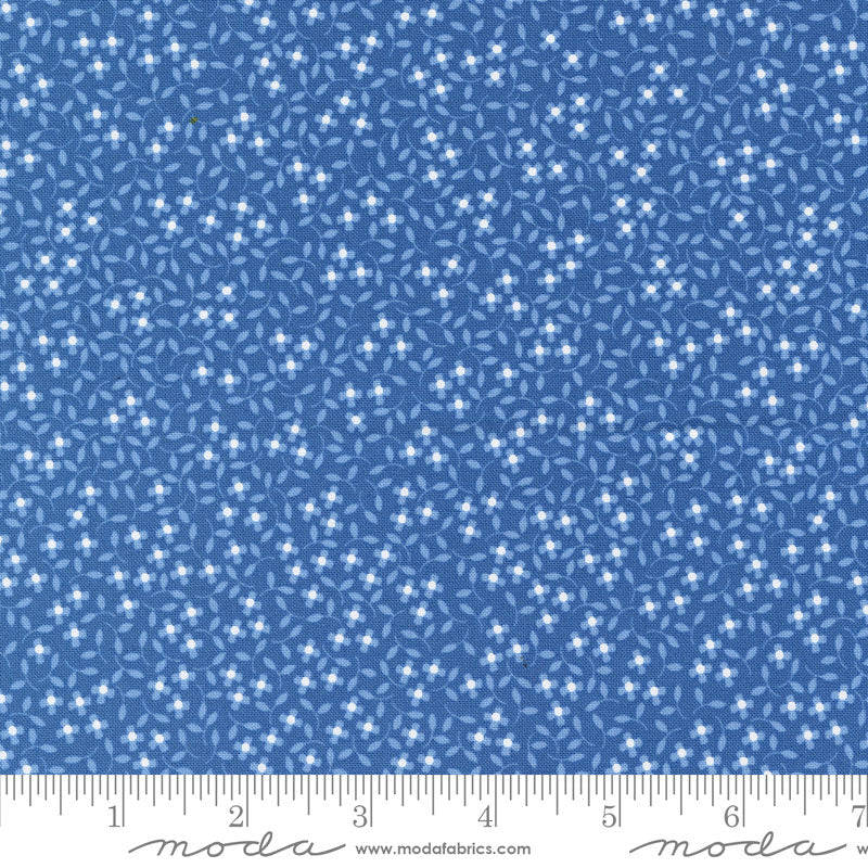 Moda Cali And Co Ditsy Ditsy Cobalt 29193-41 Ruler Image