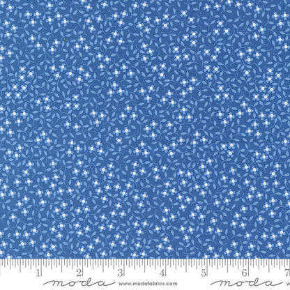 Moda Cali And Co Ditsy Ditsy Cobalt 29193-41 Ruler Image