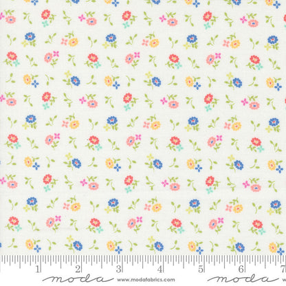 Moda Cali And Co Cameo Ditsy Cloud Multi Colour 29195-25 Ruler Image