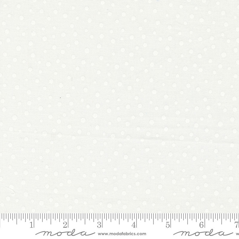 Moda Cali And Co Dottie Dot Cloud White 29196-11 Ruler Image