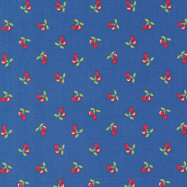 Moda Cali And Co Cherries Cobalt 29194-21 Main Image