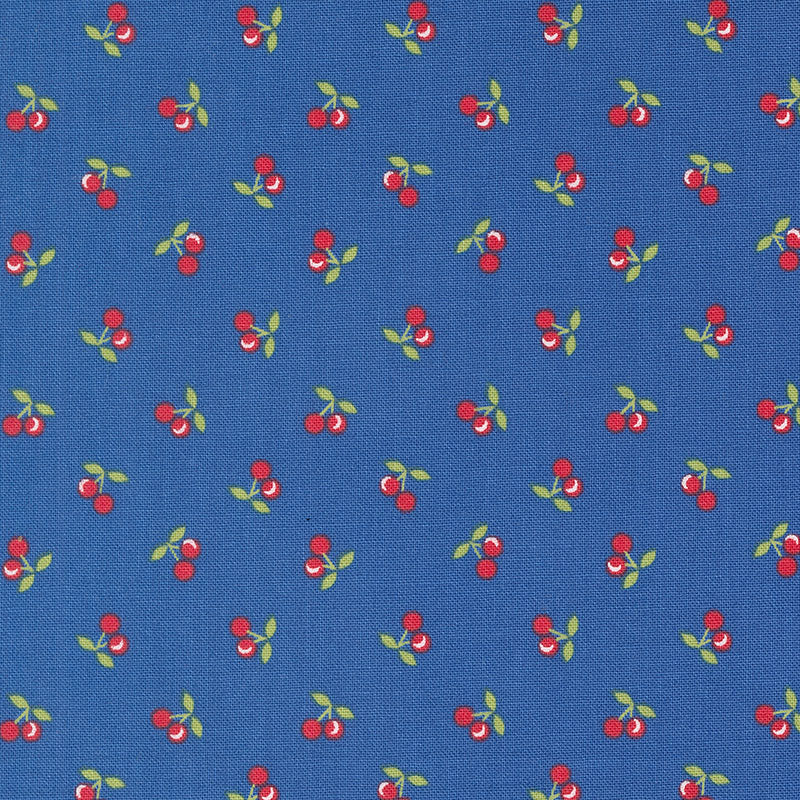 Moda Cali And Co Cherries Cobalt 29194-21 Main Image