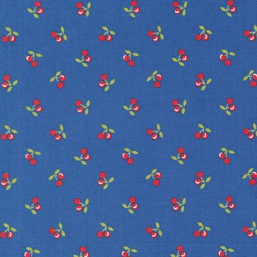 Moda Cali And Co Cherries Cobalt 29194-21 Main Image